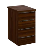 SIKC - 61 kontejner přístavný, 4-zásuvkový, deska 36 mm, centrální zámek, ořech královský